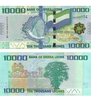 Банкнота 10000 леоне Сьєрра-Леоне 2021 рік UNC