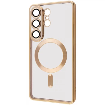 Противоударный чехол накладка VVave Premium Metal Color Case with Magnetic Ring Samsung Galaxy S26 Ultra gold