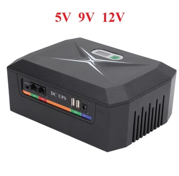 Бесперебойник для роутера 5в/9в/12в. ИБП. Mini UPS, Powerbank на 20800mAh Li-ion