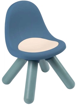 Krzesełko dziecięce Smoby Little z oparciem 33 x 33 x 50 cm Niebiesko-szare 1440803 (3032161403137)