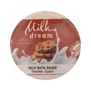 Бомбочка для ванн с молочными протеинами и шоколадным ароматом Milky Dream