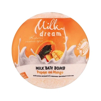 Бомбочка для ванн с молочными протеинами и маслом льна Milky Dream