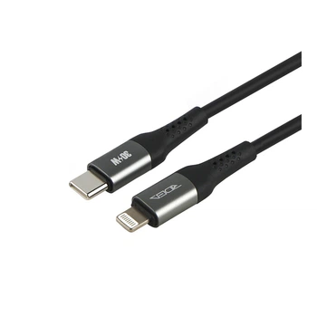 USB Ridea RC-US42 UltraStrong Type-C to Lightning 30W 0.25m Черный