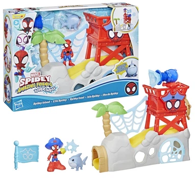 Набор для игры Hasbro Спайди и его удивительные друзья Остров Спайди Водяная паутина (5010996308757)