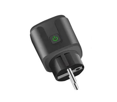 Смарт розетка Tuya Smart Life WiFi 20A 4400W Black / Вайфай смарт розетка с подключением к телефону / Счетчик электроэнергии