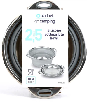 Miska składana Platinet silikonowa 24 x 28 cm PCFBL25 (5907595463027)