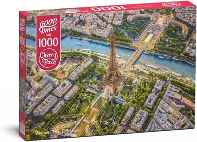 Пазл на 1000 элементов "Вид на Париж, Эйфелева башня" (30189), Cherrypazzi
