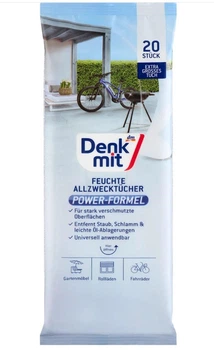 Універсальні вологі серветки Denkmit Heavy Duty від сильних забруднеь, 20 шт.