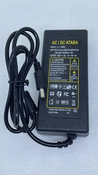 Блок питания адаптер в пластике 48V 2А (96W) с сетевым шнуром