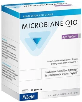 Suplement diety PiLeJe Microbiane Q10 Age Protect 30 kapsułek (3401596928735)