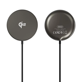 Бездротовий Зарядний пристрій XO CX029 QI2 Magnetic Wireless 15W Чорний