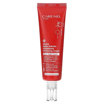Крем осветляющий с арбутином и глутатионом Derma Alpha Arbutine Glutathione Whitening Cream CARENEL 45 мл 8809915630478