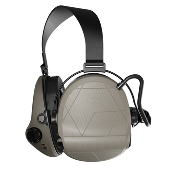 Наушники тактические активные Sordin Supreme T2 Neckband Tan IPX8 SNR 29 4 режима звука с креплением под шлем (303005-20P)