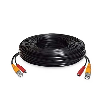 CCTV Кабель удлинитель питания для видеонаблюдения 12V BNC + DC 5.5x2.1, 10 метров