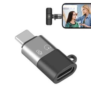Адаптер переходник с Lightning на Type-C Puluz PU657B для iPhone и USB-C устройств