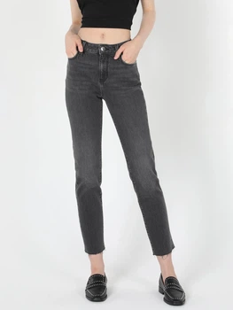 Джинсы Slim Fit женские Colin's 703 Carla CL1060384DN42165 30-30 Черные (8683197364876)