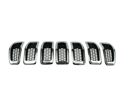 Кольца радиаторной решетки графит Jeep Cherokee KL (2014-2018)