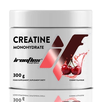 Креатин Creatine Monohydrate, 300 грамм - Вишня IronFlex (vit0003896)