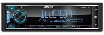 Магнитола Baxster BSF-5732BT MulticolorRGB/BT/SWI