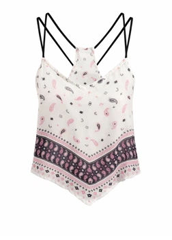 Майка жіноча Bershka біла, розмір M (STK001928-01)
