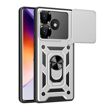 Противоударный Чехол Armor Guard Shield для Xiaomi Poco F6 Pro 5G/Redmi K70 5G/Redmi K70 Pro 5G Silver