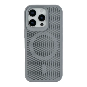 Чохол TPU+PC AeroCool with MagSafe для iPhone 16 Pro Max Grey