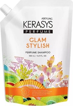 Шампунь для волос парфюмированный Kerasys Glam & Stylish Perfumed Shampoo запасной блок 500 мл (8801046396988)
