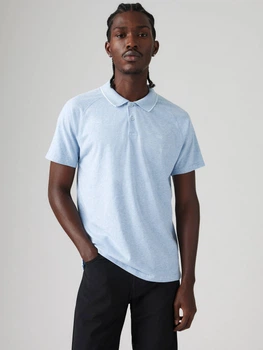 Поло длинное мужское Levi`s 914071083 2XL Голубое (1159854859)