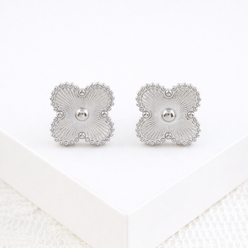 Сережки в стилем Van Cleef (Silver)