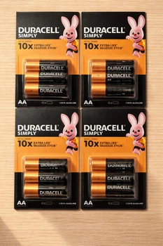 Набор батареек Duracell AA LR06 MN1500, 16 шт.