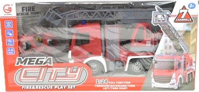 Дистанційно керована пожежна машина Dromader Mega City 1:24 1355025 (6900313550251)