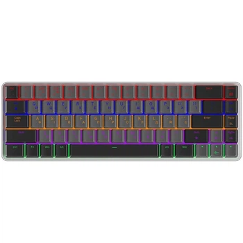Клавиатура беспроводная GamePro MK122R Red Swich Low Profile Wireless Dark Gray