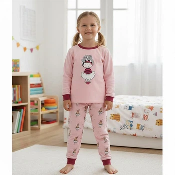 Пижама для девочки интерлок Куколка Doll SmileTime розовая рост 104