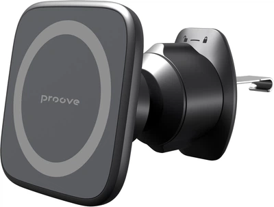 Автодержатель для телефона Proove Block Magnetic Air Outlet Car Mount Magnetic Ring Black (556020001)