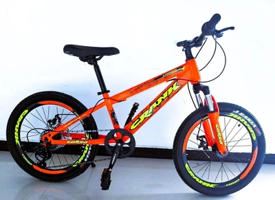 Спортивный детский велосипед 20 дюймов Shimano Revoshift RV-100 7 скоростей Corso «CRANK» CR-20095 оранжевый