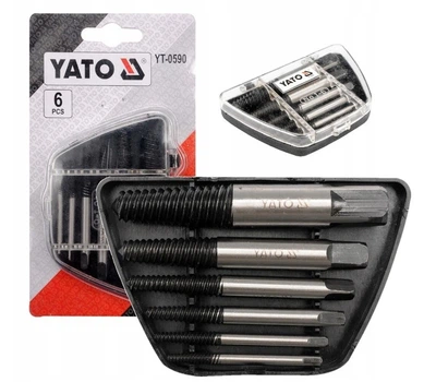 Набір екстракторів зламаних болтів YT-0590 YATO (YT0590)