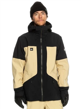 Чоловіча гірськолижна куртка Quiksilver Forever Stretch Gore-tex чорно-бежева S EQYTJ03368 TGW0 (S)