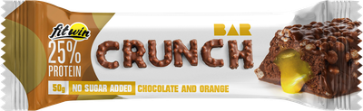 Батончик Crunch Bar шоколад апельсин FitWin 50 г