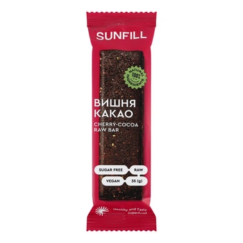 Батончик Вишня-Какао Sunfill 35 г