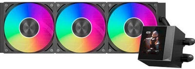 Водяне охолодження PCCooler DC360 ARGB Display Black (DC360PRO-BKAWXY-GL)