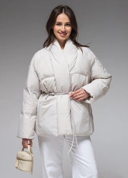 Демісезонна жіноча куртка ультралегка весна-осінь Viva Wear модель 186 білий One Size 186-2