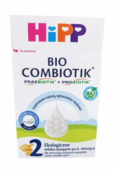 Молочна суміш HiPP BIO Combiotik 2, органічна, з 6 місяців, 550 г