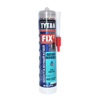 Клей монтажний Tytan Professional Fix2 миттєвий та невидимий 290мл