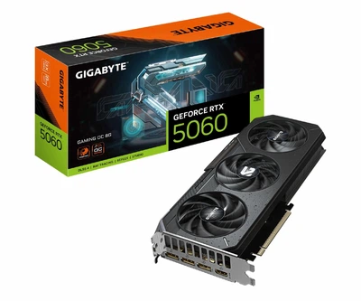 Видеокарта игровая (2026) Gigabyte GeForce RTX 5060 Gaming OC 8GB GDDR7 DLSS4