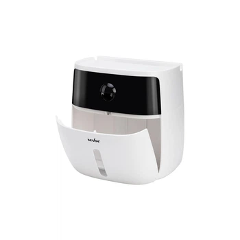 Держатель для туалетной бумаги клеящийся BP-16 WHITE/BLACK