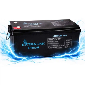 Акумулятор LiFePO4 Extralink для ДБЖ/інвертора 12.8V 200Ah (EX.30479)