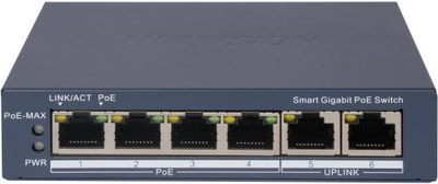 Комутатор Hikvision DS-3E1506P-EI(O-STD)