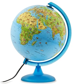 Globus Tecnodidattica 250 fizyczny polityczny podświetlany Safari (nie zawiera booklet) (8007239984752)