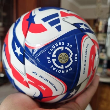 Мини мяч футбольный Adidas FIFA Club World Cup Mini JD3827 (размер 1) сувенирный мячик, для детей, 15 см
