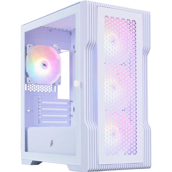 Комп'ютерний корпус 1stPlayer T3-WH-4F1-W RGB Білий